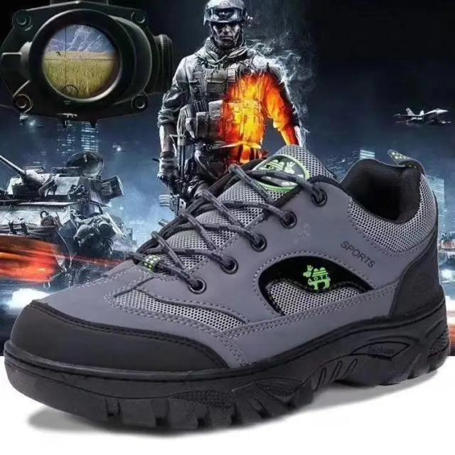 Autumn outdoor mountaineering jogging shoes waterproof non-slip hiking shoes work shoes men