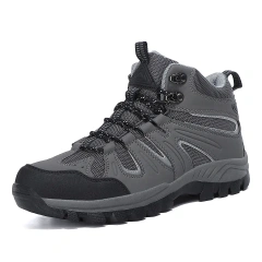 Large size men's outdoor high top mountaineering shoes Wholesale men's hiking travel running style shoes