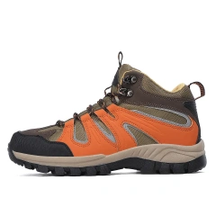 Large size men's outdoor high top mountaineering shoes Wholesale men's hiking travel running style shoes