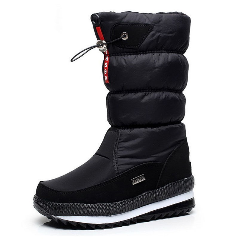 Women snow boots platform winter boots thick plush waterproof non-slip boots fashion women winter shoes warm fur botas mujer