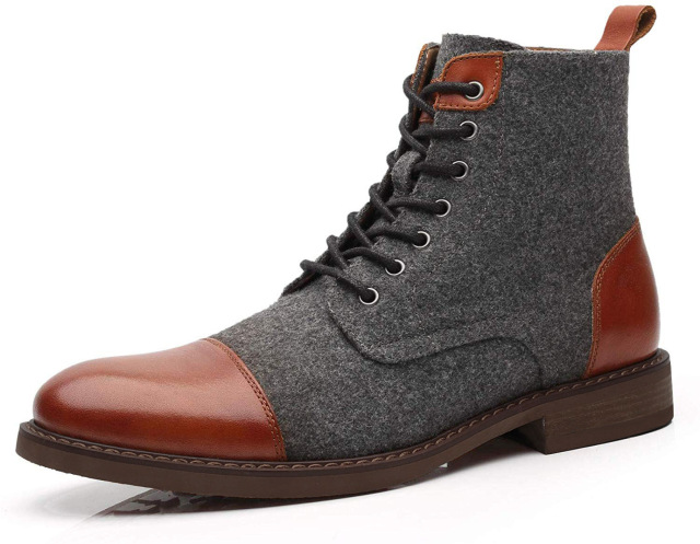 Hot selling high quality autumn and winter mid-top boots casual and comfortable professional design for men shoes