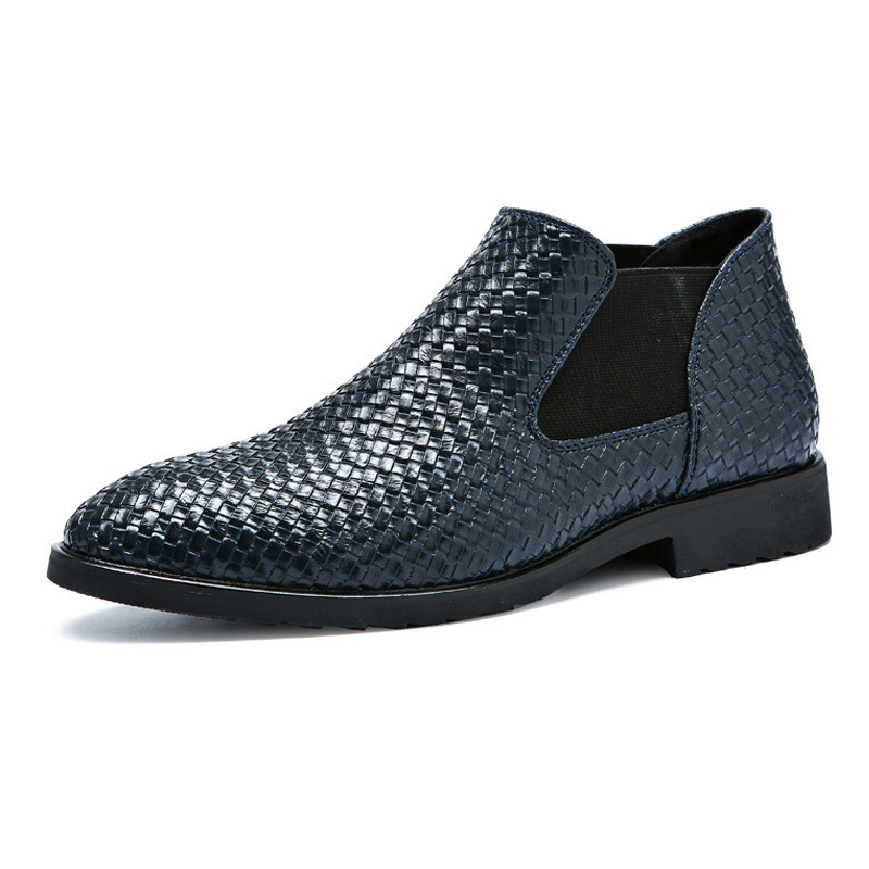 New fashion high sense casual shoes leather soft soles handmade business shoes designed for men