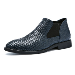 New fashion high sense casual shoes leather soft soles handmade business shoes designed for men