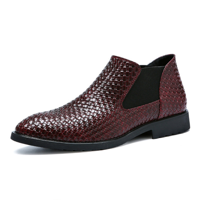 New fashion high sense casual shoes leather soft soles handmade business shoes designed for men