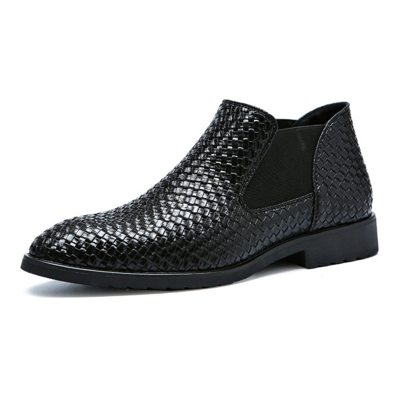 New fashion high sense casual shoes leather soft soles handmade business shoes designed for men