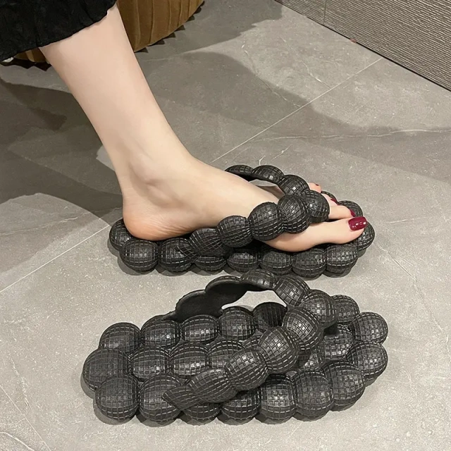 New summer anti-slip massage flip-flops for women wholesale unique design indoor beach sandals slippers