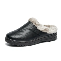 Bairuilun wholesale Home soft warm plush custom slippers for women Solid colors anti-slip thick sole ladies slipper for women