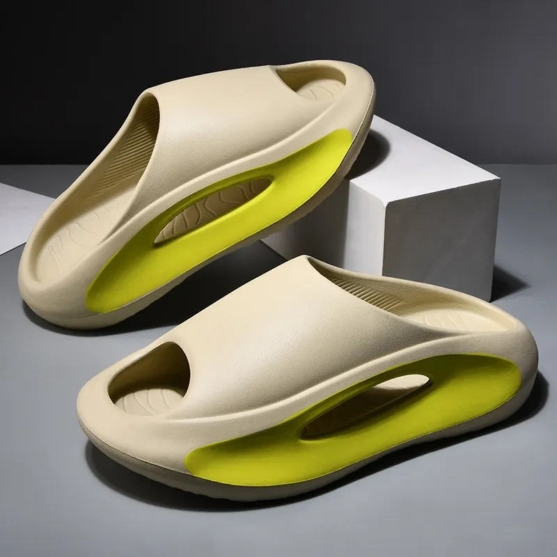 New Anti Slip Thick Out Sole Outdoor Wearing Unique Design Slippers Wholesale Home Anti Odor Cool Eva Slippers