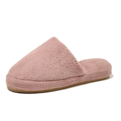 Winter Slippers Women's Home Couple Flat Warm Plush Shoes Home Slipper