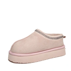 Fashion Warm Comfortable Plush Slipper With Thick Sole Winter Hot Sale Keep Warm Slip On Indoor Slipper