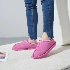 Fashion Warm Comfortable Plush Slipper With Low Sleeves Winter Hot Sale Keep Warm Slip On Indoor Slipper