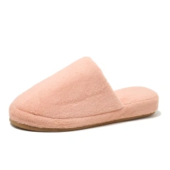 Winter Slippers Women's Home Couple Flat Warm Plush Shoes Home Slipper