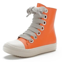 Fashion New Large Size Zipper Design Women Martin Boots Fashion Rubber Outsole Flat Women's Ankle Boots