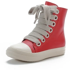 Fashion New Large Size Zipper Design Women Martin Boots Fashion Rubber Outsole Flat Women's Ankle Boots