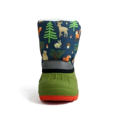 Light Weight Plush Warm Waterproof Winter Snow Kids Boots Unisex Cute Cartoon Forest Animals Dinosaur Kids Winter Shoes Boots