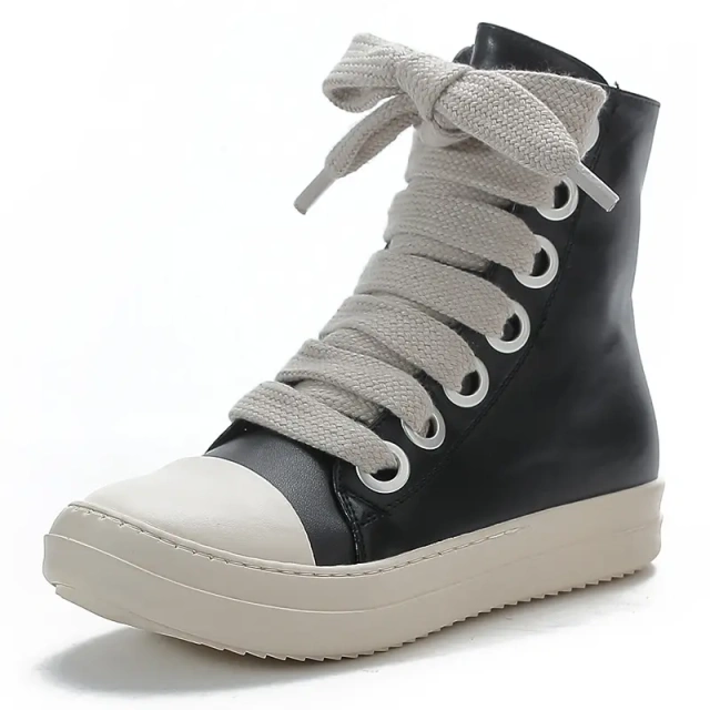 Fashion New Large Size Zipper Design Women Martin Boots Fashion Rubber Outsole Flat Women's Ankle Boots