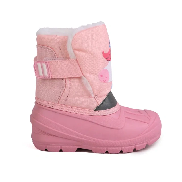 Light Weight Plush Warm Waterproof Winter Snow Kids Boots Unisex Cute Cartoon Forest Animals Dinosaur Kids Winter Shoes Boots