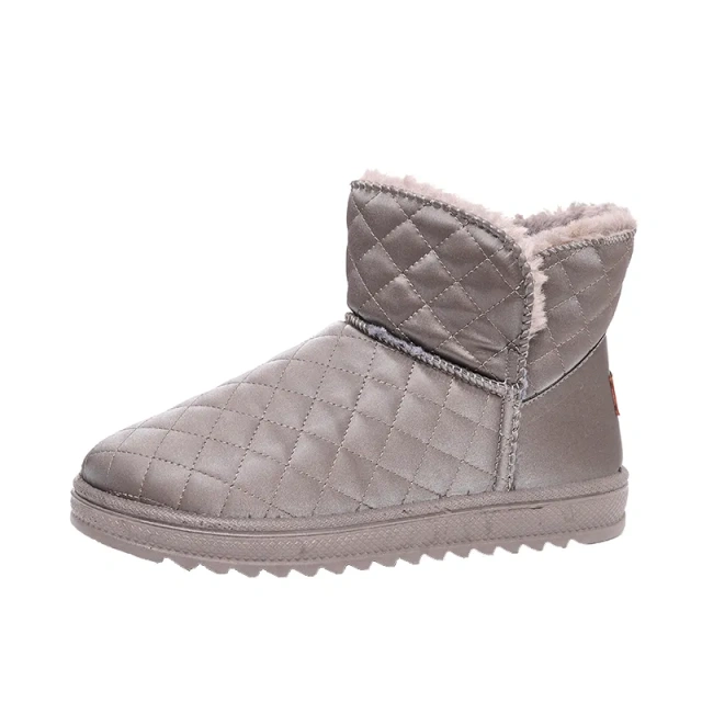 Wholesale Winter Light Weight Slip-on Women's Snow Boots Fashion New Casual Soft Ladies Midi Snow Boots