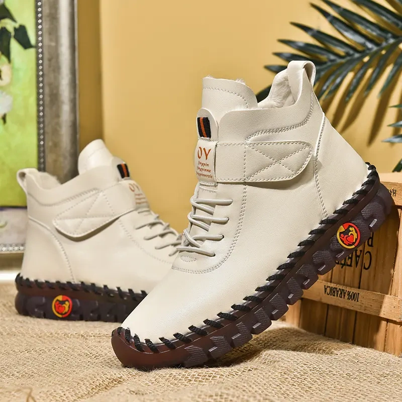 Hot Sale Winter Warm Comfortable Women's Snow Shoes With Cashmere Wholesale Fashion Soft Popular Colorful Snow Shoes