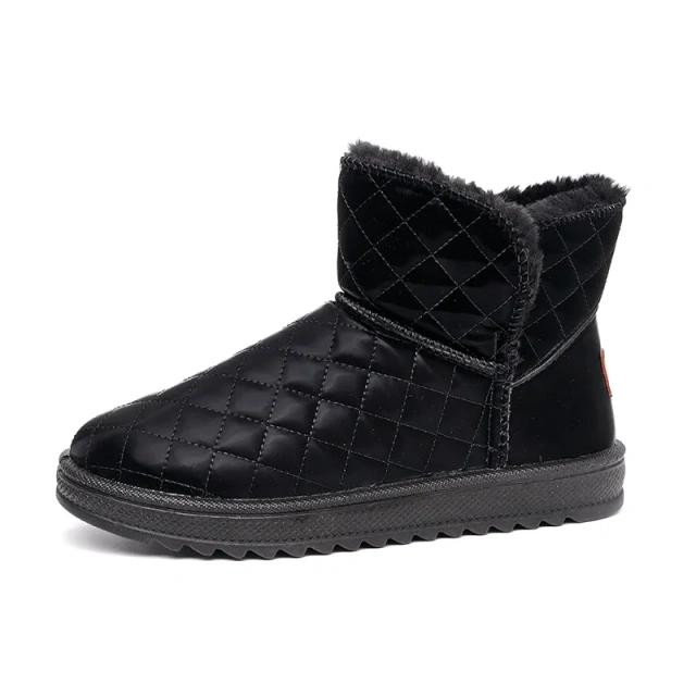 Wholesale Winter Light Weight Slip-on Women's Snow Boots Fashion New Casual Soft Ladies Midi Snow Boots