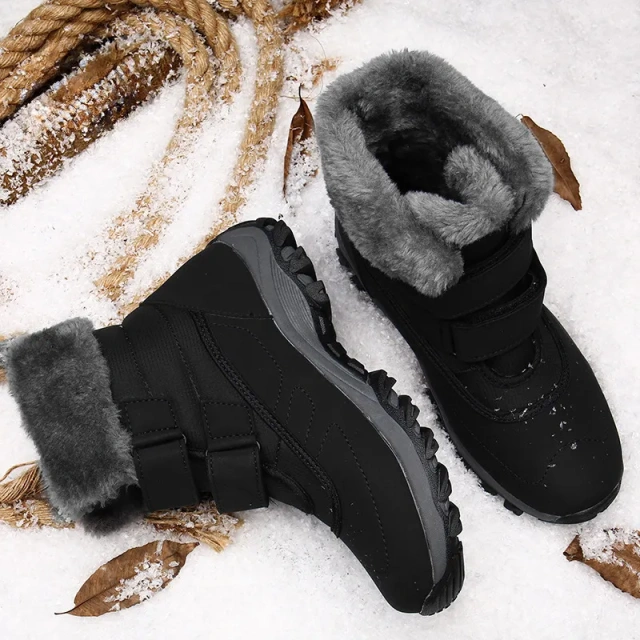 Wholesale Large Size Women's Outdoor Anti-slip Warm Snow Boots Winter Women's Waterproof Thick Snow Boots