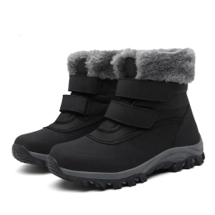 Wholesale Large Size Women's Outdoor Anti-slip Warm Snow Boots Winter Women's Waterproof Thick Snow Boots