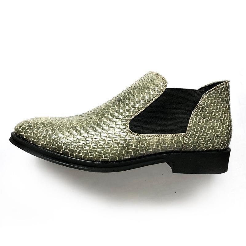New fashion high sense casual shoes leather soft soles handmade business shoes designed for men