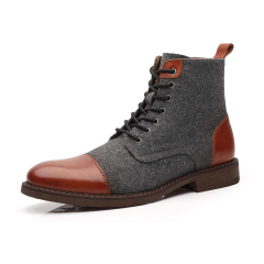 Hot selling high quality autumn and winter mid-top boots casual and comfortable professional design for men boots