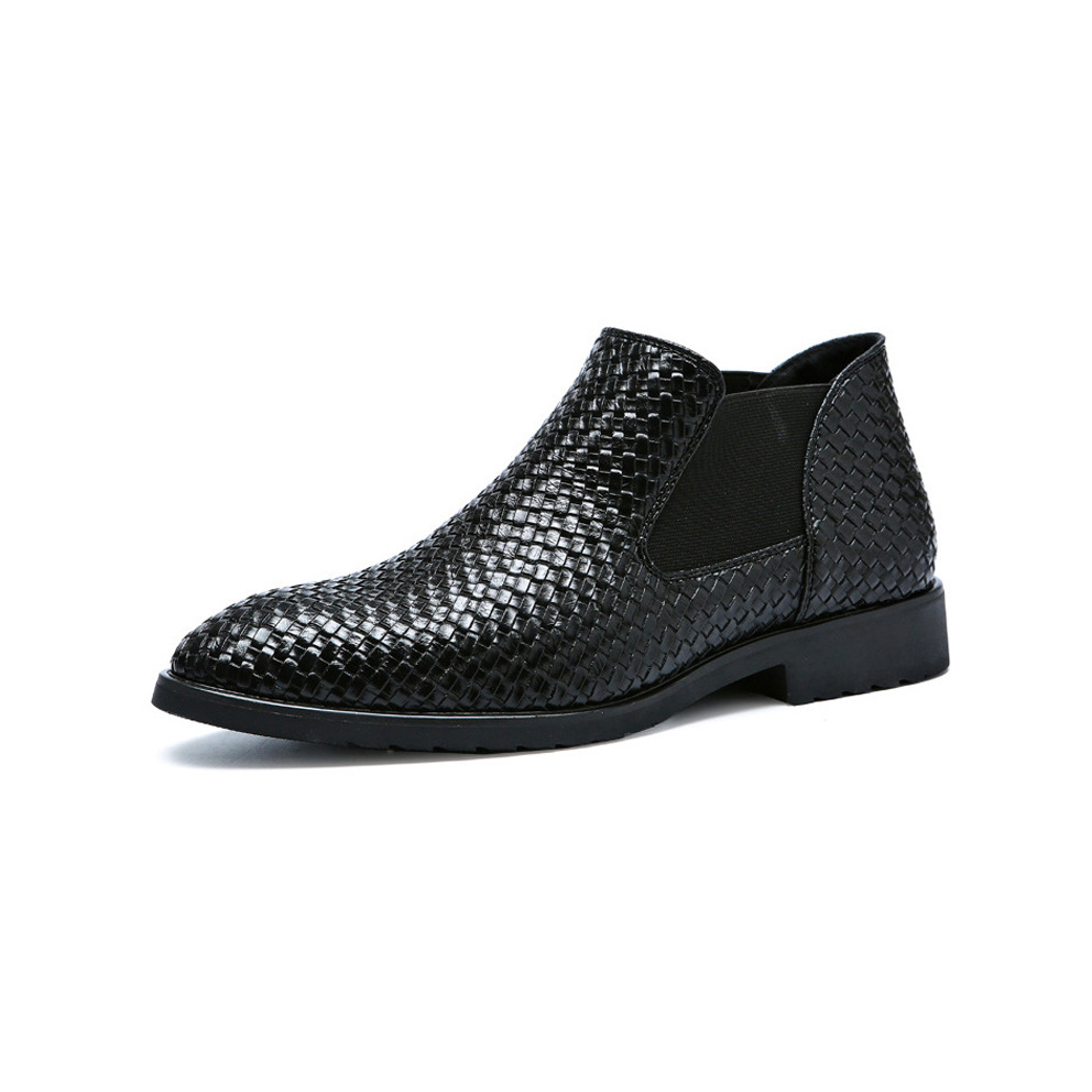 New fashion high sense casual shoes leather soft soles handmade business shoes designed for men
