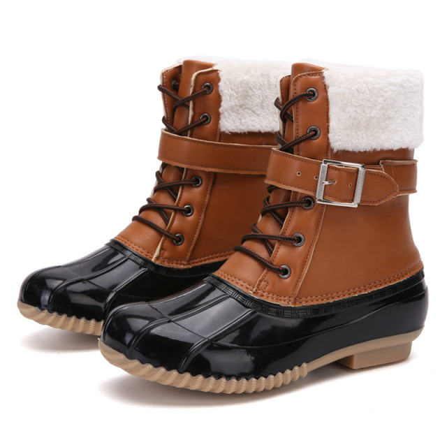 Wholesale high quality new  shoes plus velvet and thick high help snow boots designed for ladies
