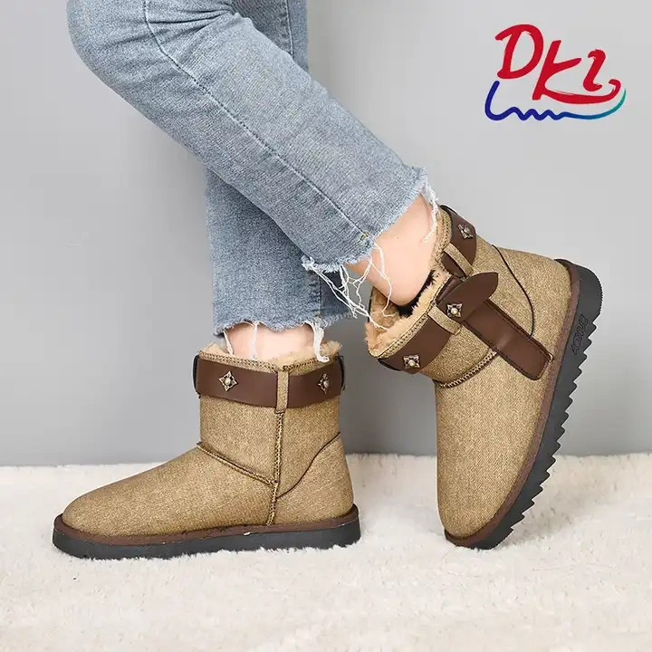 Wholesale Winter High Top Boots Thick Plush Snow Boots Classic Casual Fashion Warm Snow Boots For Women