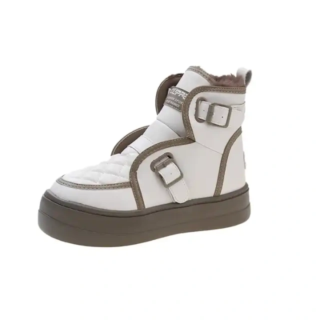 Wholesale Fashion Thick-Soled Female Snow Boots Best-Selling Thick Casual Ankle Winter Snow Boots For Ladies