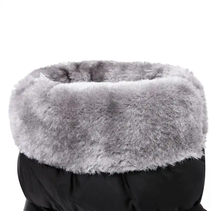 New Fall Winter Wholesale Knee Large-Size 44 Snow Boots For Women Wedge Heel Waterproof Plush Lady Snow Boots