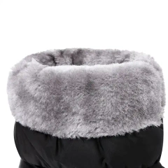 New Fall Winter Wholesale Knee Large-Size 44 Snow Boots For Women Wedge Heel Waterproof Plush Lady Snow Boots