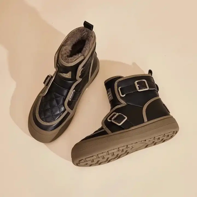 Wholesale Fashion Thick-Soled Female Snow Boots Best-Selling Thick Casual Ankle Winter Snow Boots For Ladies