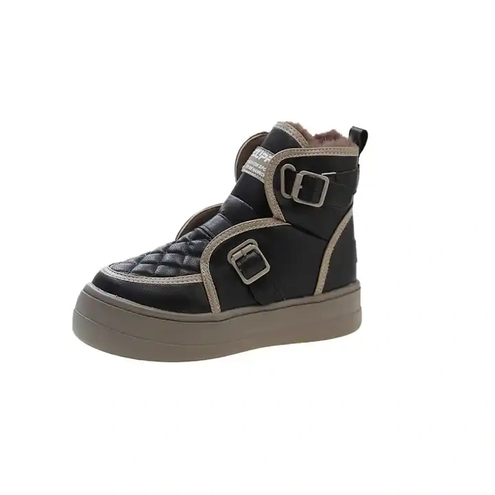 Wholesale Fashion Thick-Soled Female Snow Boots Best-Selling Thick Casual Ankle Winter Snow Boots For Ladies