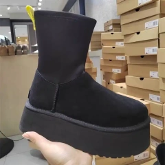 Wholesale Elastic Stocking Women's Winter Boots With Thick Soles Women's Elevating Snow Boots Thickened Cotton Boots