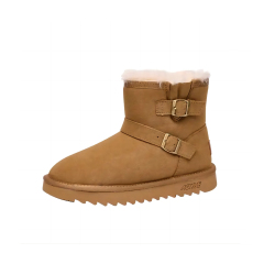 Wholesale Warm And Cold-proof Thick Soled Women Snow Boots Faux Suede Upper Large Size Casual Daily Women Snow Boots