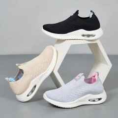 Custom Women' s Walking Style Casual Shoes Shoes Fashion Breathable Light Weight Slip-on Sneakers Shoes