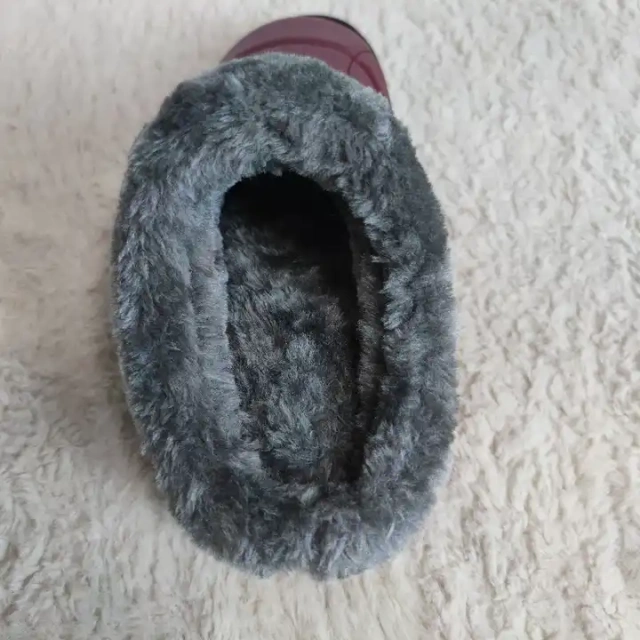 Anti-slip Solid Color Home Warm Plush Slippers For Women Comfortable Flat Soft Fur Plush Ladies Slippers