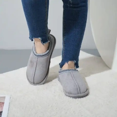 Fashion Warm Comfortable Plush Slipper With Low Sleeves Winter Hot Sale Keep Warm Slip On Indoor Slipper