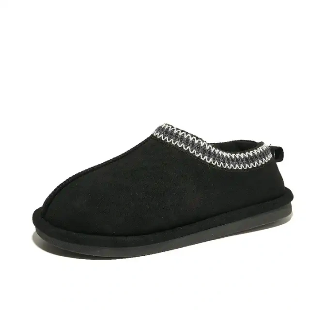 Fashion Warm Comfortable Plush Slipper With Low Sleeves Winter Hot Sale Keep Warm Slip On Indoor Slipper