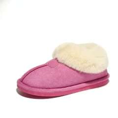 Fashion thickened home fluffy plush slipper for women winter warm fur lightweight indoor snow shoes plush slipper