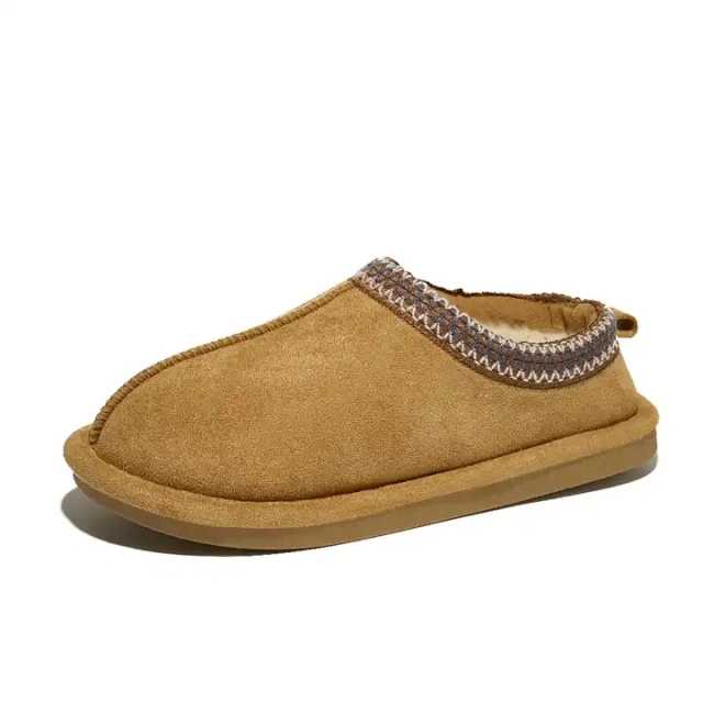 Fashion Warm Comfortable Plush Slipper With Low Sleeves Winter Hot Sale Keep Warm Slip On Indoor Slipper