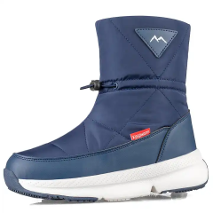 Winter Outdoor Anti-slip Women Colorful Casual Snow Boots Warm Waterproof Women's Snow Boots With Lace And Zipper