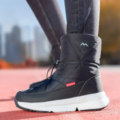 Winter Outdoor Anti-slip Women Colorful Casual Snow Boots Warm Waterproof Women's Snow Boots With Lace And Zipper