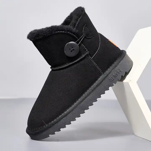 Wholesale Plush Warm Winter Shoes Boots for Women Fashion Trend Black Brown Winter Snow Boots for Women