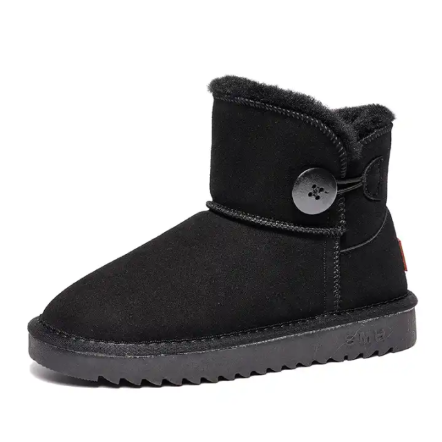 Wholesale Plush Warm Winter Shoes Boots for Women Fashion Trend Black Brown Winter Snow Boots for Women