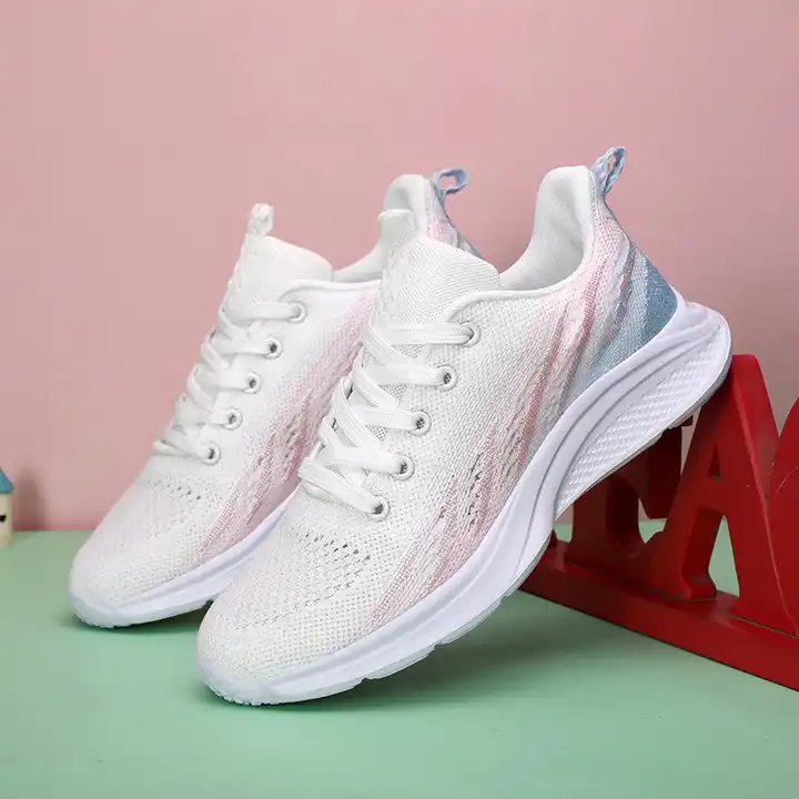 Sports shoes women's new summer colorful breathable mesh casual women's shoes flat bottomed soft soled travel shoes
