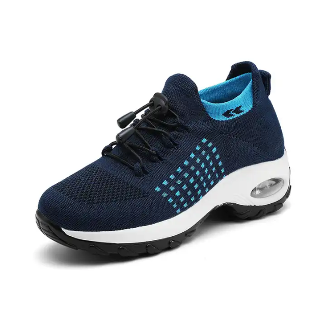 Fashion Summer New Light Comfortable Elastic Top Line Sport Casual Shoes Soft Breathable Mesh Running Casual Shoes For Women